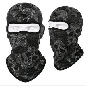 Tactical Skull Ghost Printed Full Face Mask Balaclava Halloween Ski Motorcycle